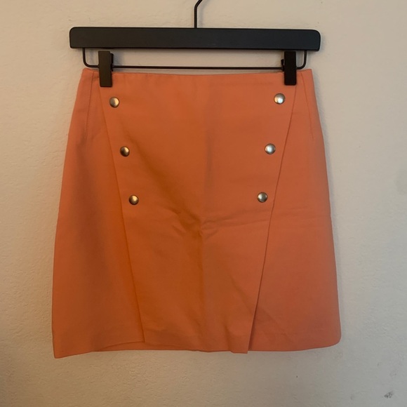 ZARA Creamsicle Sailor Skirt Size XS - Picture 3 of 4